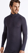 Rollkragen-Shirt Woolen Silk