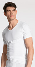 Calida 2er Pack V-Shirt Natural Benefit