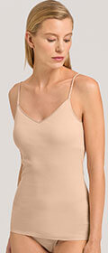 Spaghetti Top gepaddet Cotton Seamless