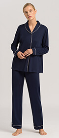 Hanro Pyjama lang Natural Comfort