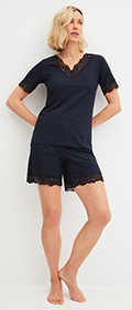 Calida Pyjama kurz Elegant Dreams