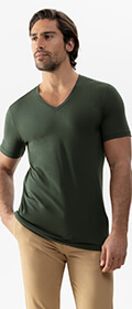 V-Neck Shirt Dry Cotton Colour