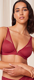 Bügel BH Vivid Spotlight T mit Halbschale und Einlage