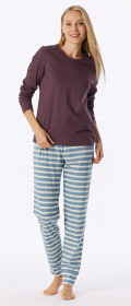 Schiesser Schlafanzug lang Casual Essentials