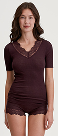 Top kurzarm Silky Wool Joy