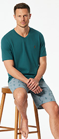 Schiesser Schlafanzug kurz 95/5 Nightwear