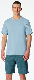 Schiesser Schlafanzug kurz Casual Essentials