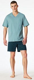 Schiesser Schlafanzug kurz Comfort Essentials