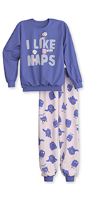 Calida Pyjama mit Bündchen Kids Monster