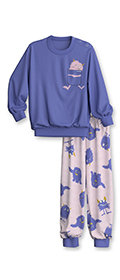 Calida Kleinkinder Pyjama mit Bündchen Toddlers Monsters