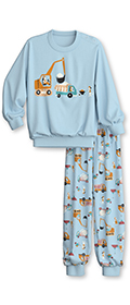 Calida Kleinkinder Pyjama mit Bündchen Toddlers Worker
