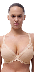 Chantelle tief ausgeschnittener T-Shirt BH mit Bügeln Romance