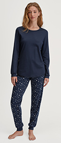 Pyjama mit Bündchen Midnight Dreams