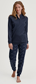 Pyjama mit Bündchen Midnight Dreams