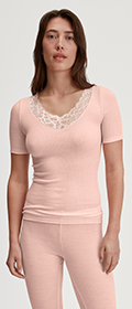 Calida Top kurzarm Silky Wool Joy