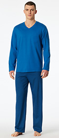 Schiesser Schlafanzug lang Comfort Essentials