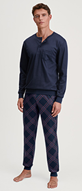 Calida Pyjama mit Bündchen Relax Comfy