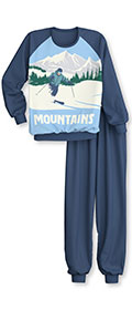 Calida Pyjama mit Bündchen Kids Ski Resort