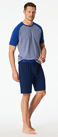 Schiesser Schlafanzug kurz 95/5 Nightwear