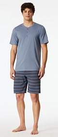 Schiesser Schlafanzug kurz Casual Nightwear
