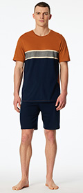 Schiesser Schlafanzug kurz Casual Nightwear