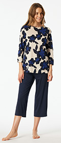 Schiesser Schlafanzug 3/4 Comfort Nightwear