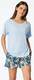 Schiesser Schlafanzug kurz Modern Nightwear
