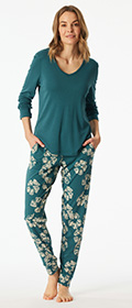 Schiesser Schlafanzug lang Modern Nightwear
