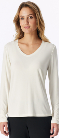 Schiesser Shirt langarm V-Ausschnitt Mix + Relax