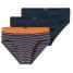 Schiesser Rio-Slips 3er-Pack Organic Cotton Webgummibund 95/5