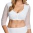 Susa Dirndlbluse ¾-Arm-Bluse mit Knöpfen