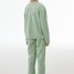Schiesser Velour Schlafanzug lang 