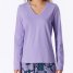 Schiesser Shirt langarm V-Ausschnitt Mix + Relax